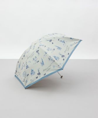 Aquascutum (Women)/アクアスキュータム 晴雨兼用折りたたみ傘　ガールプリント　１ＡＱ　２７７７６